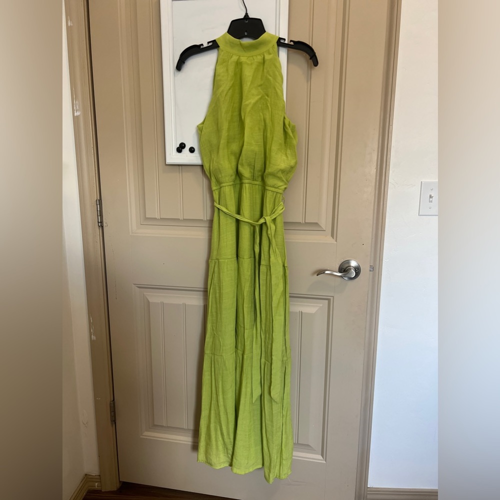 Cute Lime Green Vacation Dress